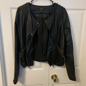 ★ faux leather jacket ★